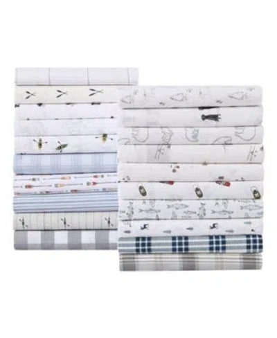 Eddie Bauer Printed 100 Cotton Percale Sheet Sets In Fish Atol