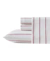 Eddie Bauer Printed Cotton Flannel 3-pc. Sheet Set, Twin In White