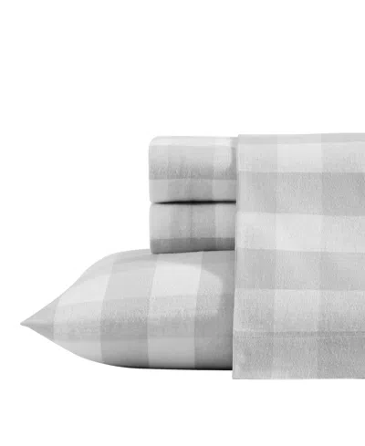 Eddie Bauer Printed Cotton Flannel 3-pc. Sheet Set, Twin In Lakehouse Plaid