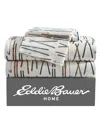 Eddie Bauer Printed Cotton Flannel 3-pc. Sheet Set, Twin In Ski Line