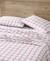Eddie Bauer Printed Cotton Flannel 3-pc. Sheet Set, Twin Xl In Westridge Plaid Burnt Orange