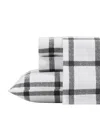 Eddie Bauer Printed Cotton Flannel 4-pc. Sheet Set, Queen In Bunkhouse Plaid