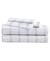 Eddie Bauer Printed Cotton Flannel 4-pc. Sheet Set, Queen In Westridge Plaid