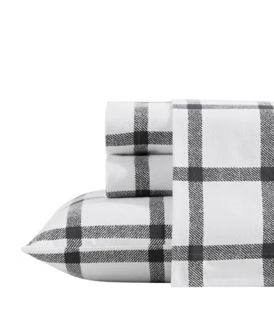 Eddie Bauer Printed Cotton Flannel 4-pc. Sheet Set, Full In Bunkhouse Plaid