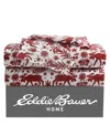 Eddie Bauer Printed Cotton Flannel 4-piece Sheet Set, King In Arcadia