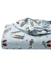 Eddie Bauer Printed Cotton Flannel 4-pc. Sheet Set, King In Snow Days