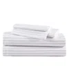 Eddie Bauer Printed Cotton Flannel 4-piece Sheet Set, King In Trail Stripe