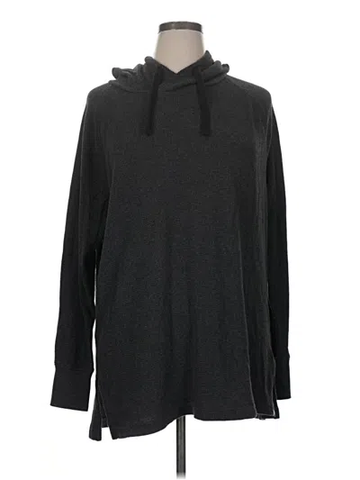 Pre-owned Eddie Bauer Pullover Hoodie In Black
