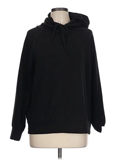 Pre-owned Eddie Bauer Pullover Hoodie In Black