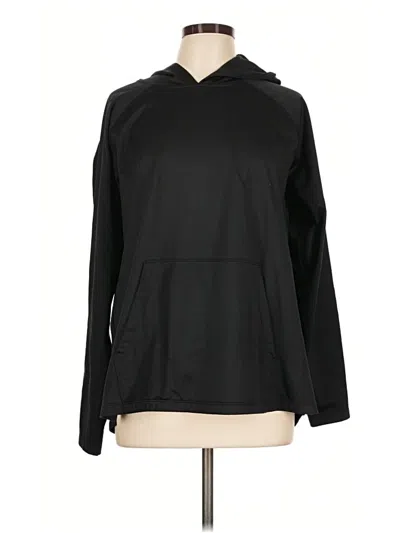 Pre-owned Eddie Bauer Pullover Hoodie In Black