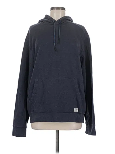 Pre-owned Eddie Bauer Pullover Hoodie In Blue