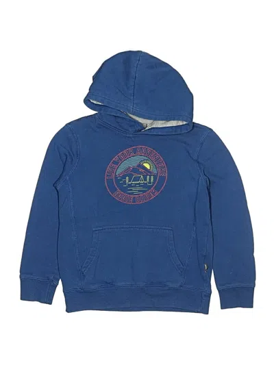 Pre-owned Eddie Bauer Kids' Pullover Hoodie In Blue