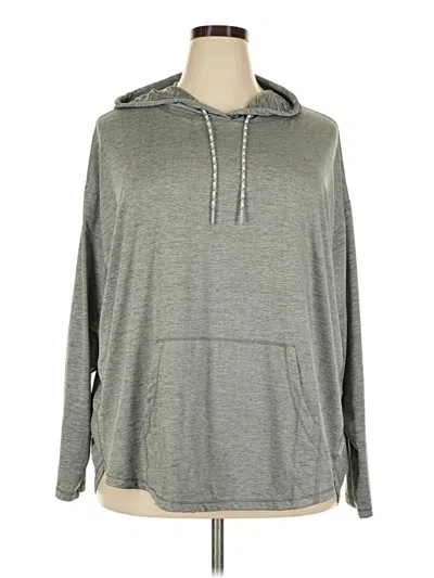 Pre-owned Eddie Bauer Pullover Hoodie In Gray