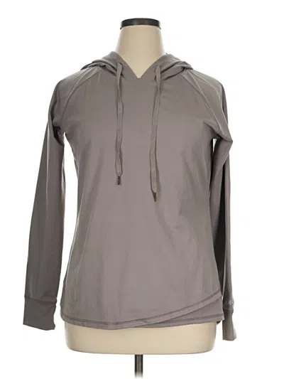 Pre-owned Eddie Bauer Pullover Hoodie In Gray
