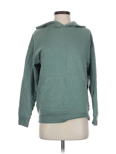 Pre-owned Eddie Bauer Pullover Hoodie In Green