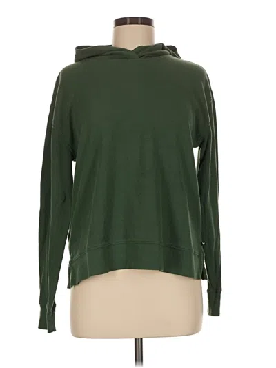Pre-owned Eddie Bauer Pullover Hoodie In Green