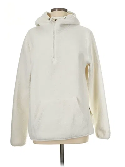 Pre-owned Eddie Bauer Pullover Hoodie In Ivory