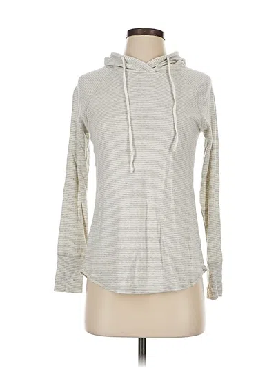 Pre-owned Eddie Bauer Pullover Hoodie In Silver