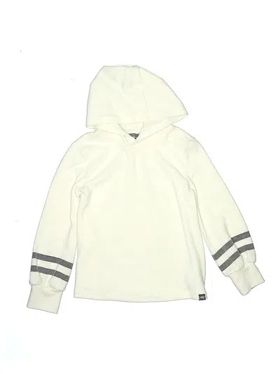 Pre-owned Eddie Bauer Kids' Pullover Hoodie In White