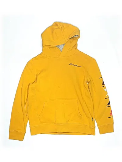 Pre-owned Eddie Bauer Kids' Pullover Hoodie In Yellow