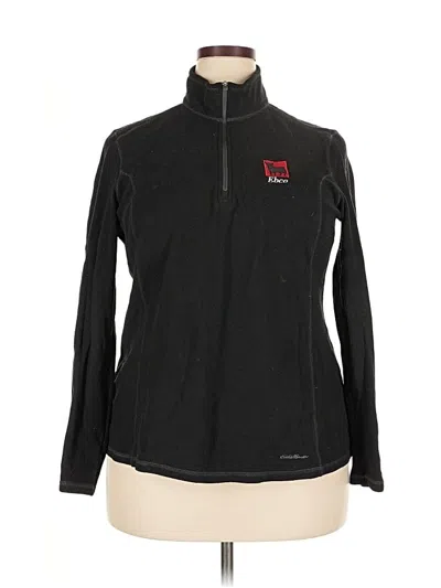 Pre-owned Eddie Bauer Pullover Sweater In Black