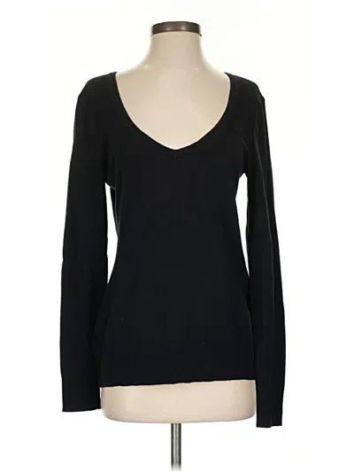 Pre-owned Eddie Bauer Pullover Sweater In Black