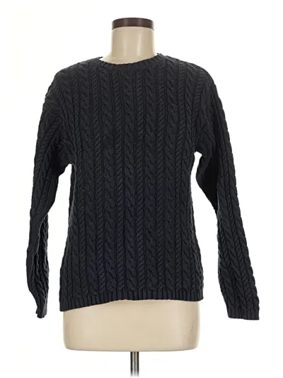 Pre-owned Eddie Bauer Pullover Sweater In Black