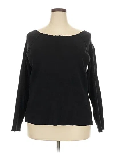 Pre-owned Eddie Bauer Pullover Sweater In Black