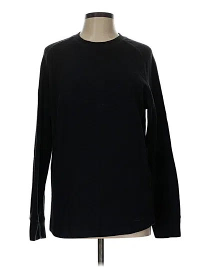 Pre-owned Eddie Bauer Pullover Sweater In Black