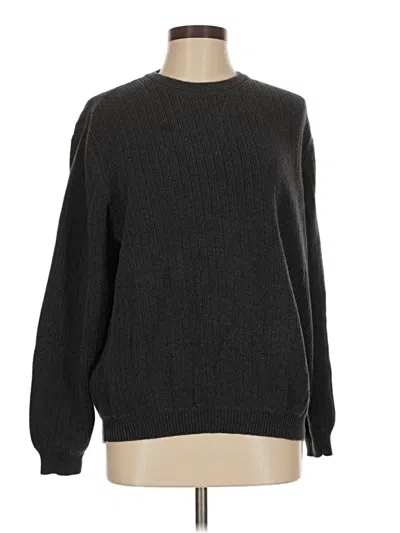 Pre-owned Eddie Bauer Pullover Sweater In Black