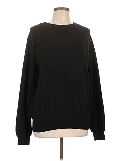 Pre-owned Eddie Bauer Pullover Sweater In Black