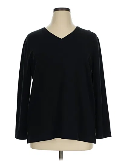 Pre-owned Eddie Bauer Pullover Sweater In Black