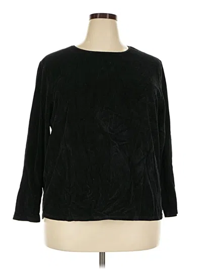 Pre-owned Eddie Bauer Pullover Sweater In Black