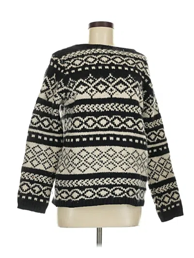 Pre-owned Eddie Bauer Pullover Sweater In Black