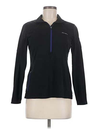 Pre-owned Eddie Bauer Pullover Sweater In Black