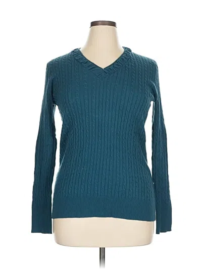 Pre-owned Eddie Bauer Pullover Sweater In Blue