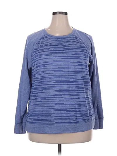 Pre-owned Eddie Bauer Pullover Sweater In Blue