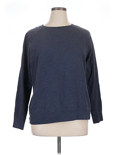 Pre-owned Eddie Bauer Pullover Sweater In Blue