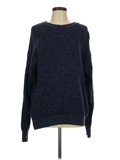Pre-owned Eddie Bauer Pullover Sweater In Blue