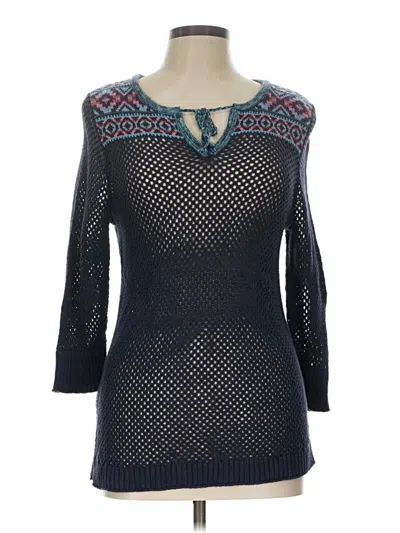 Pre-owned Eddie Bauer Pullover Sweater In Blue