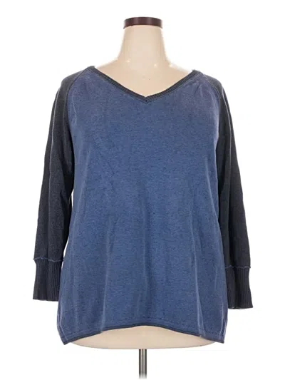 Pre-owned Eddie Bauer Pullover Sweater In Blue