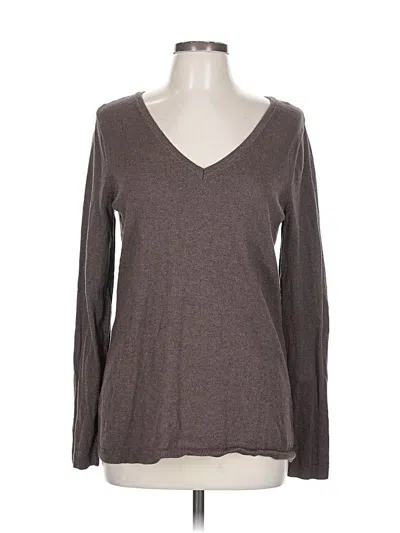 Pre-owned Eddie Bauer Pullover Sweater In Brown