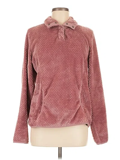 Pre-owned Eddie Bauer Pullover Sweater In Burgundy