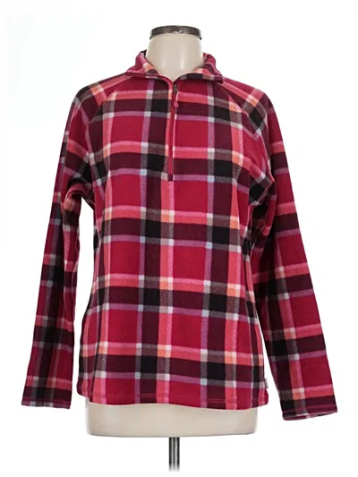 Pre-owned Eddie Bauer Pullover Sweater In Burgundy