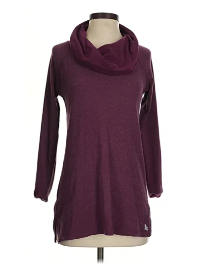 Pre-owned Eddie Bauer Pullover Sweater In Burgundy
