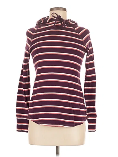 Pre-owned Eddie Bauer Pullover Sweater In Burgundy