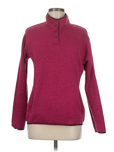 Pre-owned Eddie Bauer Pullover Sweater In Burgundy