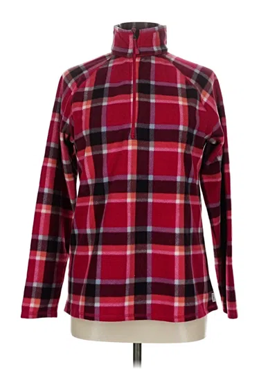 Pre-owned Eddie Bauer Pullover Sweater In Burgundy