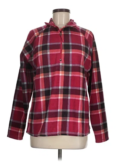 Pre-owned Eddie Bauer Pullover Sweater In Burgundy