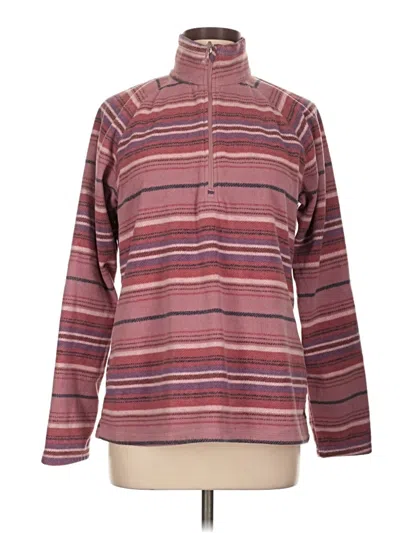 Pre-owned Eddie Bauer Pullover Sweater In Burgundy